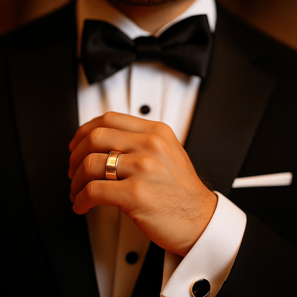 $Matte Black with Electric Blue Edges, Classic Matte Black, Brushed Gold, Polished Silver with Blue Carbon Fiber Inlay, Steel Grey$