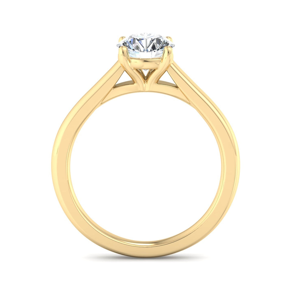Zara Lightcatcher Solitaire Engagement Ring in $14K Yellow Gold 18K Yellow Gold$