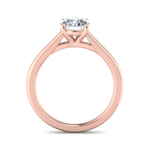 Zara Lightcatcher Solitaire Engagement Ring in $14K Rose Gold$ 