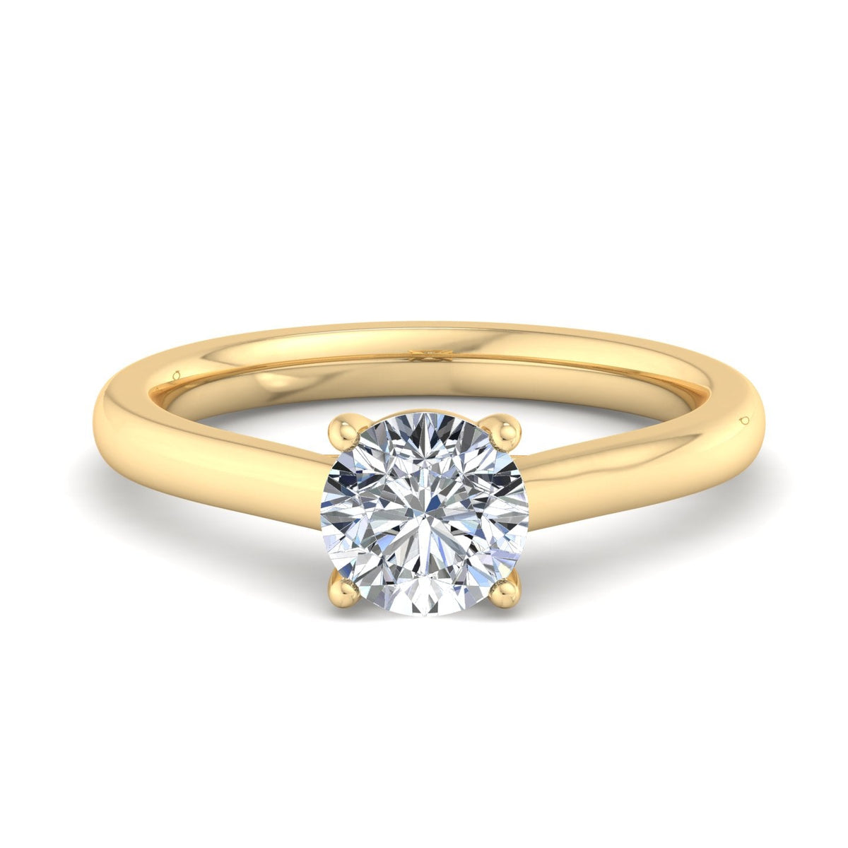 Zara Lightcatcher Solitaire Engagement Ring in $14K Yellow Gold 18K Yellow Gold$